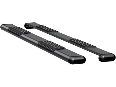 O-Mega II 6-Inch Oval Side Step Bars; Textured Black (15-19 Sierra 2500 HD Crew Cab)