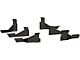 O-Mega II 6-Inch Oval Side Step Bars; Textured Black (15-19 Sierra 2500 HD Crew Cab)