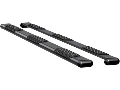 O-Mega II 6-Inch Wheel-to-Wheel Oval Side Step Bars; Textured Black (15-19 Sierra 2500 HD Double Cab w/ 8-Foot Long Box, Crew Cab w/ 6.50-Foot Standard Box)