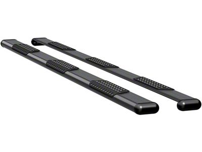 O-Mega II 6-Inch Wheel-to-Wheel Oval Side Step Bars; Textured Black (15-19 Sierra 2500 HD Crew Cab w/ 8-Foot Long Box)