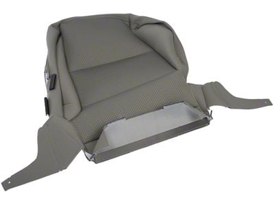 Seat Bottom Cushion Cover; Driver Side; Gray (14-20 Sierra 2500 HD w/o Heated Seats)