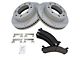 Semi-Metallic Performance 8-Lug Brake Rotor and Pad Kit; Front (07-10 Sierra 2500 HD)