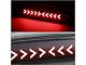 Sequential Arrow LED Third Brake Light; Black (15-19 Sierra 2500 HD)