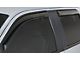 Snap-Inz In-Channel Sidewind Deflectors; Front and Rear; Smoke (15-19 Sierra 2500 HD Crew Cab)