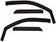 In-Channel Window Deflectors; Front and Rear; Smoke (07-14 Sierra 2500 HD Extended Cab)