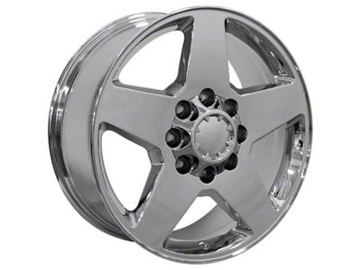 Silverado Style Chrome 8-Lug Wheel; 20x8.5; 44mm Offset (20-25 Sierra 2500 HD)