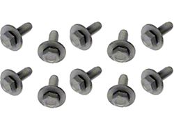 Splash Shield Retaining Bolt and Washer; M10-1.50 x 26.5mm; 2-Pieces (07-19 Sierra 2500 HD)