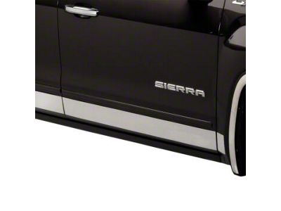 Putco Stainless Steel Rocker Panels (15-19 Sierra 2500 HD Double Cab w/ 6.50-Foot Standard Box)