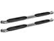 Pro Traxx 4-Inch Oval Side Step Bars; Stainless Steel (07-14 Sierra 2500 HD Crew Cab)