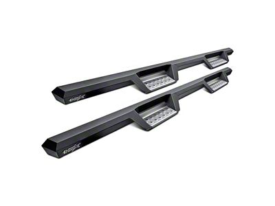 Westin HDX Stainless Drop Nerf Side Step Bars; Textured Black (07-19 Sierra 2500 HD Extended/Double Cab)