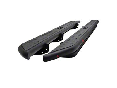 Westin Outlaw Nerf Side Step Bars; Textured Black (15-19 Sierra 2500 HD Double Cab)