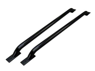 Go Rhino Stock Pocket Bed Rails; Black (07-14 Sierra 2500 HD w/ 6.50-Foot Standard Box)