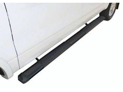 STX400 Running Boards; Black (20-24 Sierra 2500 HD Double Cab)