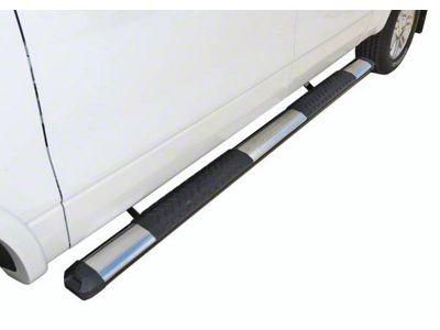 STX400 Running Boards; Stainless Steel (20-24 Sierra 2500 HD Crew Cab)