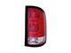 CAPA Replacement Tail Light; Chrome Housing; Red/Clear Lens; Passenger Side (11-14 Sierra 2500 HD)