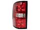 Tail Lights; Chrome Housing; Red Lens (15-18 Sierra 2500 HD w/ Factory Halogen Tail Lights)