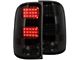 Altezza LED Tail Lights; Chrome Housing; Smoked Lens (07-14 Sierra 2500 HD)