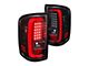 LED Tail Lights; Jet Black Housing; Clear Lens (15-19 Sierra 2500 HD w/ Factory Halogen Tail Lights)