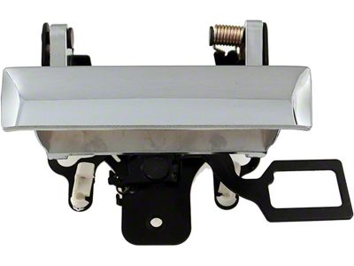 Tailgate Handle; All Chrome; With keyhole and Lockable Gate (07-14 Sierra 2500 HD)