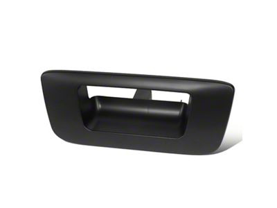 Tailgate Handle Cover without Keyhole; Primer Black (07-14 Sierra 2500 HD)