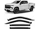 Tape-On Window Deflectors (20-24 Sierra 2500 HD Crew Cab)