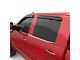 EGR Tape-On Window Visors; Front and Rear; Dark Smoke (15-19 Sierra 2500 HD Crew Cab)