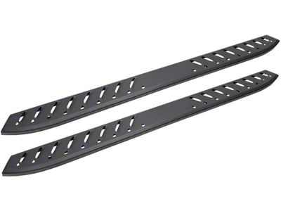 Thrasher Running Boards; Textured Black (20-24 Sierra 2500 HD Crew Cab)