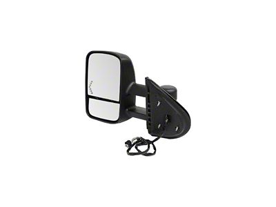 Replacement Towing Mirror; Manual; Driver Side; Driver Side (07-14 Sierra 2500 HD)