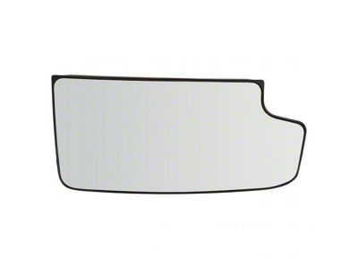 Towing Mirror Lower Glass with Backing Plate; Passenger Side (15-17 Sierra 2500 HD)