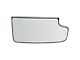 Towing Mirror Lower Glass with Backing Plate; Passenger Side (15-17 Sierra 2500 HD)