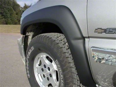 Trail Riderz Fender Flares; Smooth Black (01-06 Sierra 2500 HD)