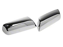 Putco Upper Mirror Covers; Chrome (15-19 Sierra 2500 HD)