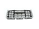 Upper Replacement Grille; Black/Dark Gray with Chrome Trim (07-10 Sierra 2500 HD)