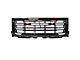 Upper Replacement Grille; Gloss Black (11-14 Sierra 2500 HD)