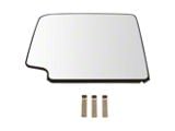 Upper Towing Mirror Glass; Driver Side (15-17 Sierra 2500 HD)