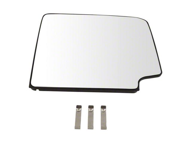 Upper Towing Mirror Glass; Passenger Side (15-17 Sierra 2500 HD)