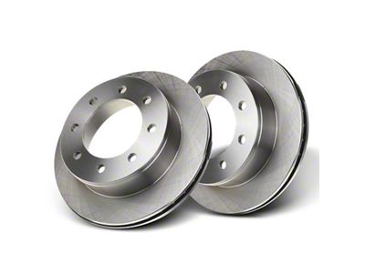 Vented 8-Lug Rotors; Rear Pair (07-10 Sierra 2500 HD)