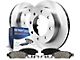 Vented 8-Lug Brake Rotor and Pad Kit; Rear (07-10 Sierra 2500 HD)