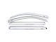 Ventvisor Window Deflectors; Front and Rear; Chrome (20-24 Sierra 2500 HD Double Cab)