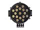 Warrior Roll Bar with 7-Inch Black Round LED Lights; Black (07-24 Sierra 2500 HD)