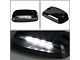 White LED Cab Roof Lights; Black (07-14 Sierra 2500 HD)