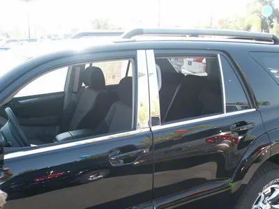 Window Sill Trim; Polished (15-19 Sierra 2500 HD Crew Cab)