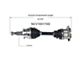 Xtreme Duty CV Axle; Front (11-19 Sierra 2500 HD)