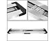 10-Inch Flat Step Bar Running Boards; Chrome (07-19 6.0L Sierra 3500 HD)