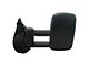 180 Degree Swing Powered Heated Manual Folding Towing Mirror; Driver Side (07-14 Sierra 3500 HD)