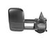 180 Degree Swing Powered Heated Manual Folding Towing Mirror; Passenger Side (07-14 Sierra 3500 HD)