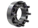 2-Inch Steel Hubcentric 8-Lug Wheel Spacers; Black (11-25 Sierra 3500 HD SRW)