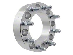 2-Inch Steel Hubcentric 8-Lug Wheel Spacers; Chrome (11-25 Sierra 3500 HD SRW)