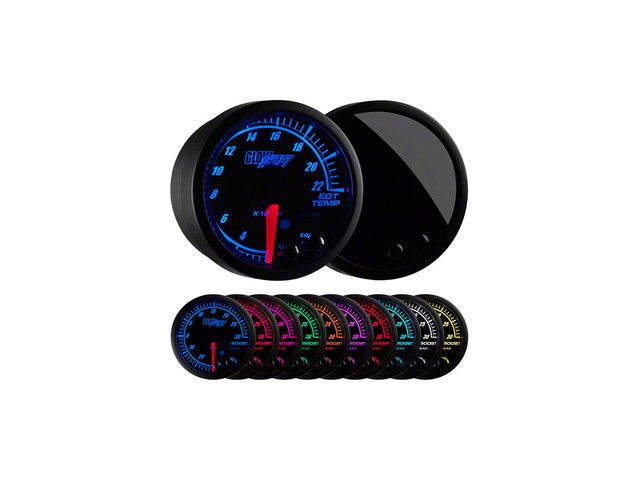 2200-Degree Exhaust Gas Temperature Gauge; Elite 10 Color (Universal; Some Adaptation May Be Required)