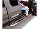 Go Rhino 3-Inch 4000 Series Cab Length Side Step Bars; Polished (15-19 Sierra 3500 HD Crew Cab)